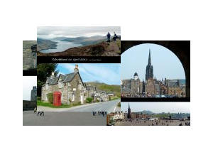Schottland im April 2011