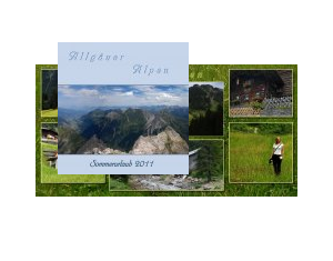 Allgäuer Alpen 2011